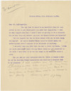 Correspondence to Dr. Albert Leffingwell, February 3, 1904