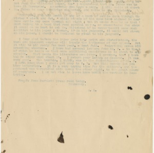 Correspondence to Miss Sarah J. Eddy, February 26, 1904