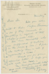Correspondence to Dr. Albert Leffingwell, circa January 1905
