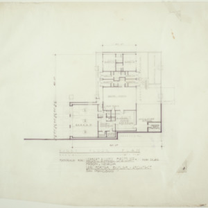 Residence for Herbert & Hazel Bretzlaff -- First floor plan