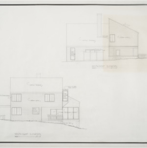Residence for Jack and Judy McCormack -- Southwest elevation, southheast elevation