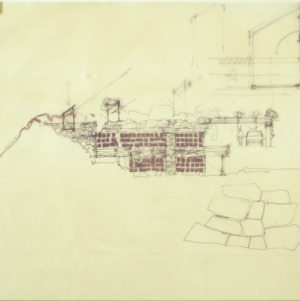 South elevation overlay for unknown house