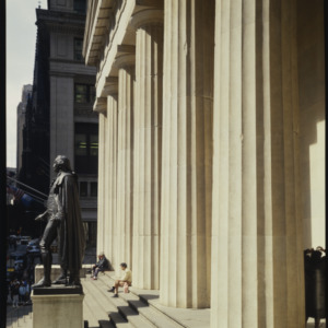 Federal Hall, Wall Street, NYC, 1989