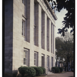 Exterior side view of NC Capitol building