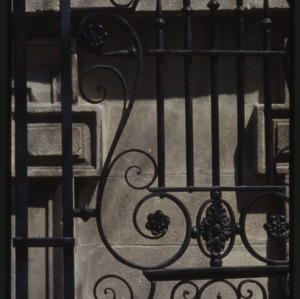 Cast iron gate, NYC, 1987