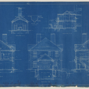 Ellsleigh Estate -- Cross Sections, 1926