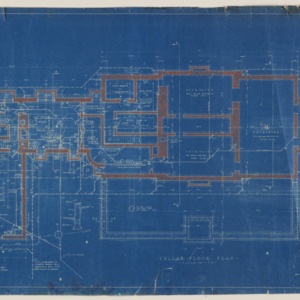 Ellsleigh Estate -- Cellar Floor Plan, 1926