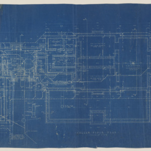 Ellsleigh Estate -- General Cellar Floor Plan, 1926