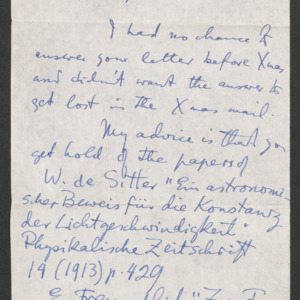 Letter from Karl Menger to Raimond Struble, 1948 Jan. 3