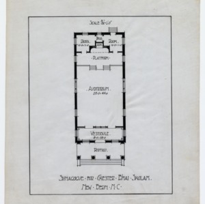 Temple Chester B'nai Sholem -- Floor plan
