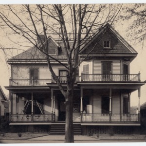 Front view, unidentified house