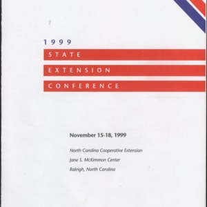 State Extension Conference, 1999