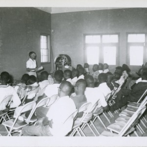 Photo of Men at a Lecture