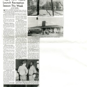 Newspaper article, G'boro Daily News, Sunday, June 12, 1955, "Negro Farm Youths..."