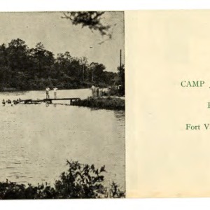 Pamphlet of Camp John Hope, Fort Valley, GA