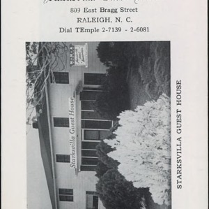 Starksvilla Guest House Brochure