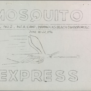 Mosquito Express VOL. III, NO. 2, N.F.A. Camp, Hammocks Beach Swansboro, N.C.