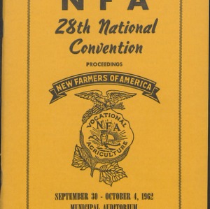 NFA 28th National Convention Proceedings New Farmers of America