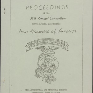 Proceedings of the 35th Annual Convention of New Farmers of America