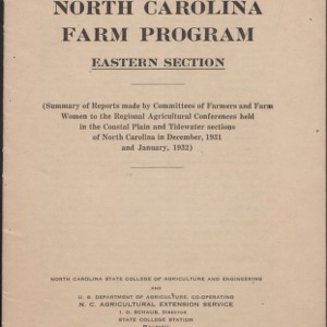 North Carolina Farm Program Eastern Section