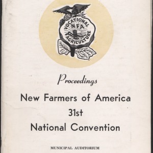 Proceedings New Farmers of America 31st National Convention