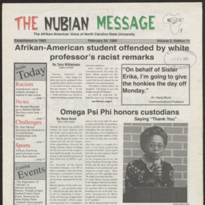 Nubian Message, February 24, 1994