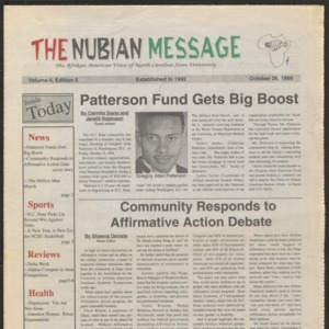 Nubian Message, October 26, 1995