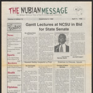Nubian Message, April 11, 1996