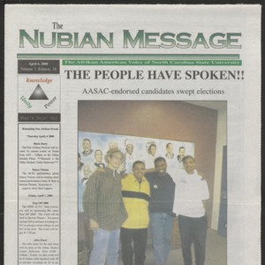 Nubian Message, April 6, 2000