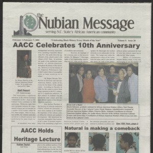 Nubian Message, February 1, 2001