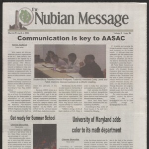 Nubian Message, March 299, 2001