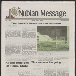 Nubian Message, May 3, 2001