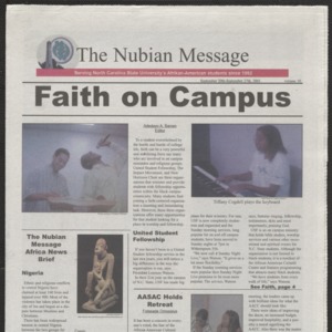 Nubian Message, September 20, 2001