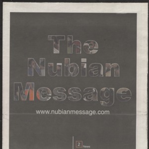 Nubian Message, November 1, 2001