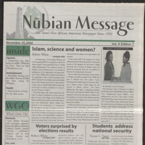 Nubian Message, November 25, 2002