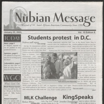 Nubian Message, January 22, 2003