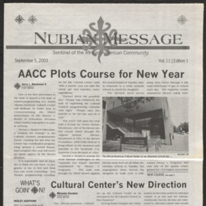 Nubian Message, September 5, 2003