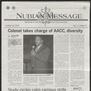 Nubian Message, October 16, 2003