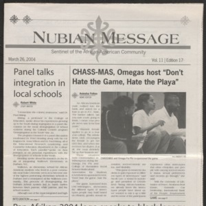 Nubian Message, March 26, 2004