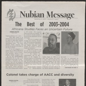 Nubian Message, September 8, 2004