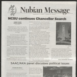 Nubian Message, September 14, 2004