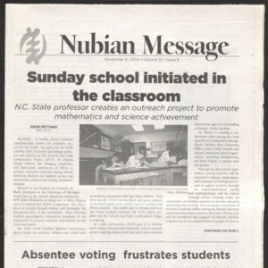 Nubian Message, November 2, 2004
