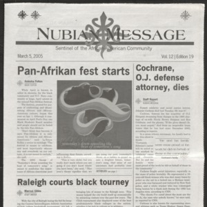 Nubian Message, March 5, 2005