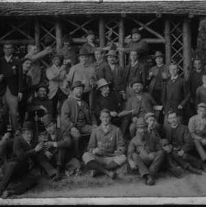Sir Dietrich Brandis and Forestry Students, 1889