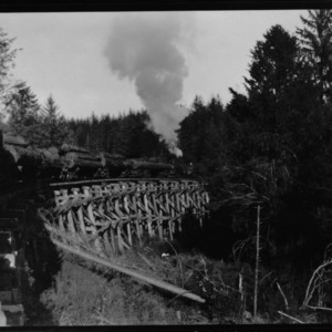 Log Train and Bridge