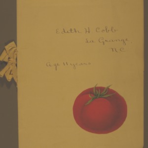 Edith H. Cobb La Grange, N.C., tomato club booklet