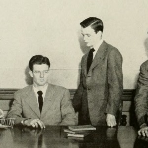 Hugh Murrill with Student Government, 1944