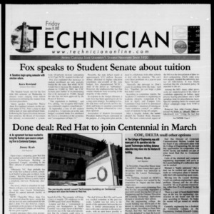 Technician, January 18, 2002