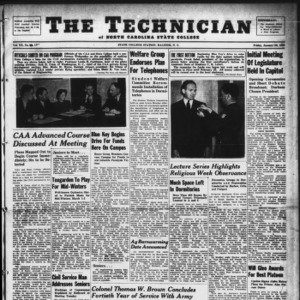 Technician, Vol. 20 No. 15, January 19, 1940
