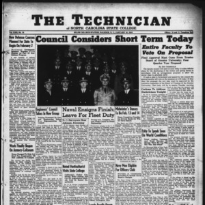 Technician, Vol. 22 No. 14, January 16, 1942